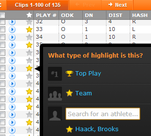 Hudl Top Play Highlight Preview