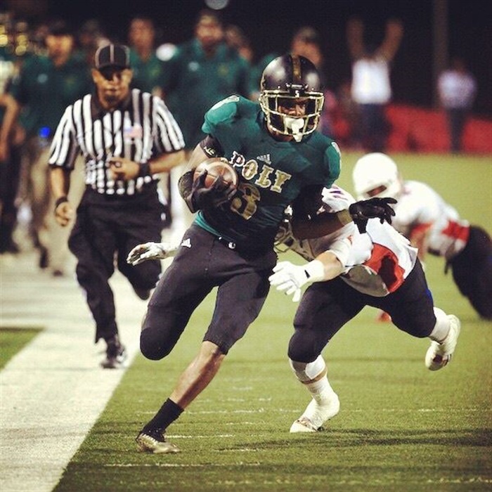 Long Beach Poly High School vs. Narbonne High School Justin Calhoun