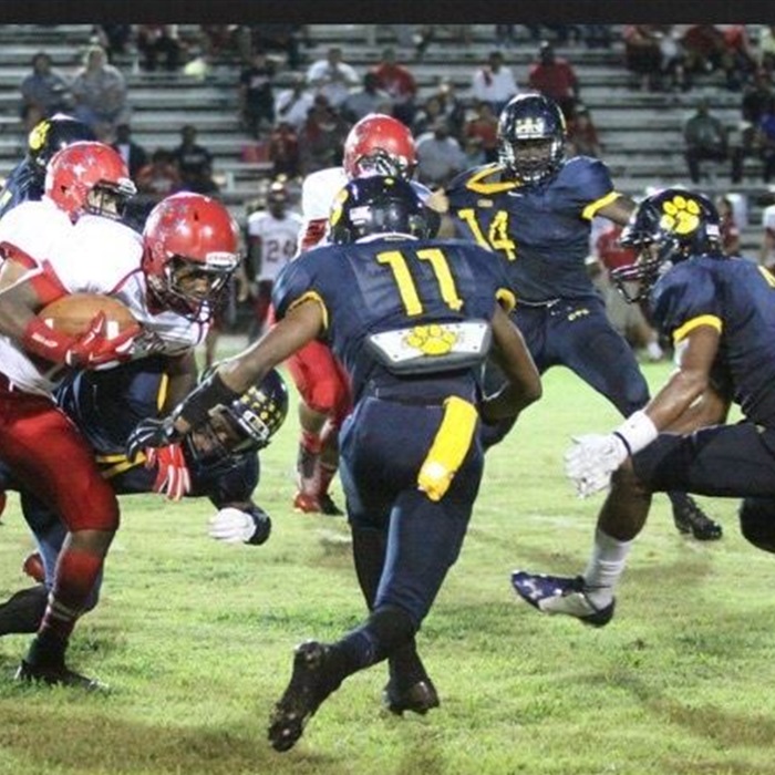 La Marque High School vs. Texas City High Carl Simms highlights