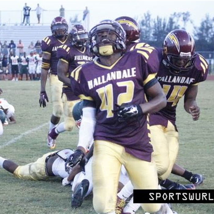 Hallandale High School vs. South Broward High School tabari kinzey
