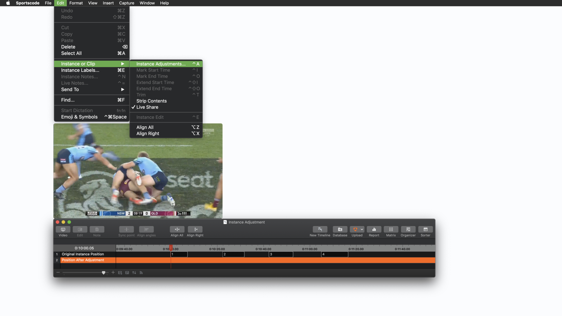 Adjust the Start or End Time of Instances • Hudl Support