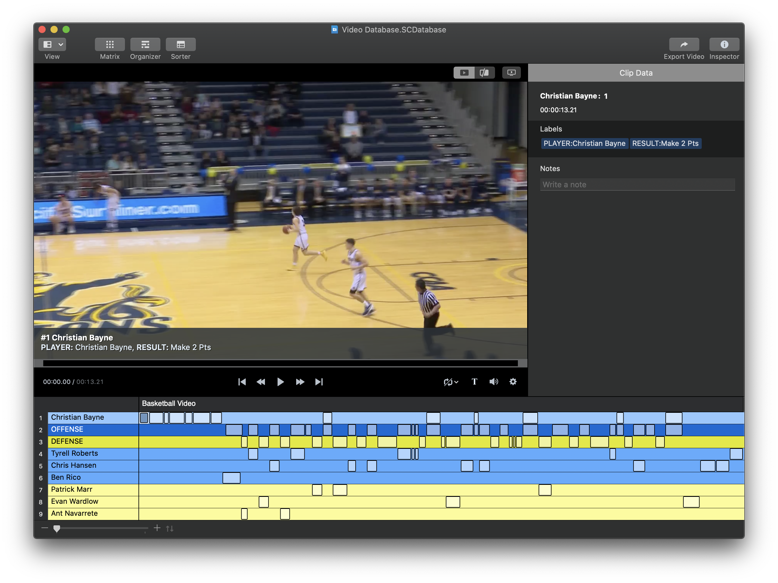 Send Instances to a Database • Hudl Support