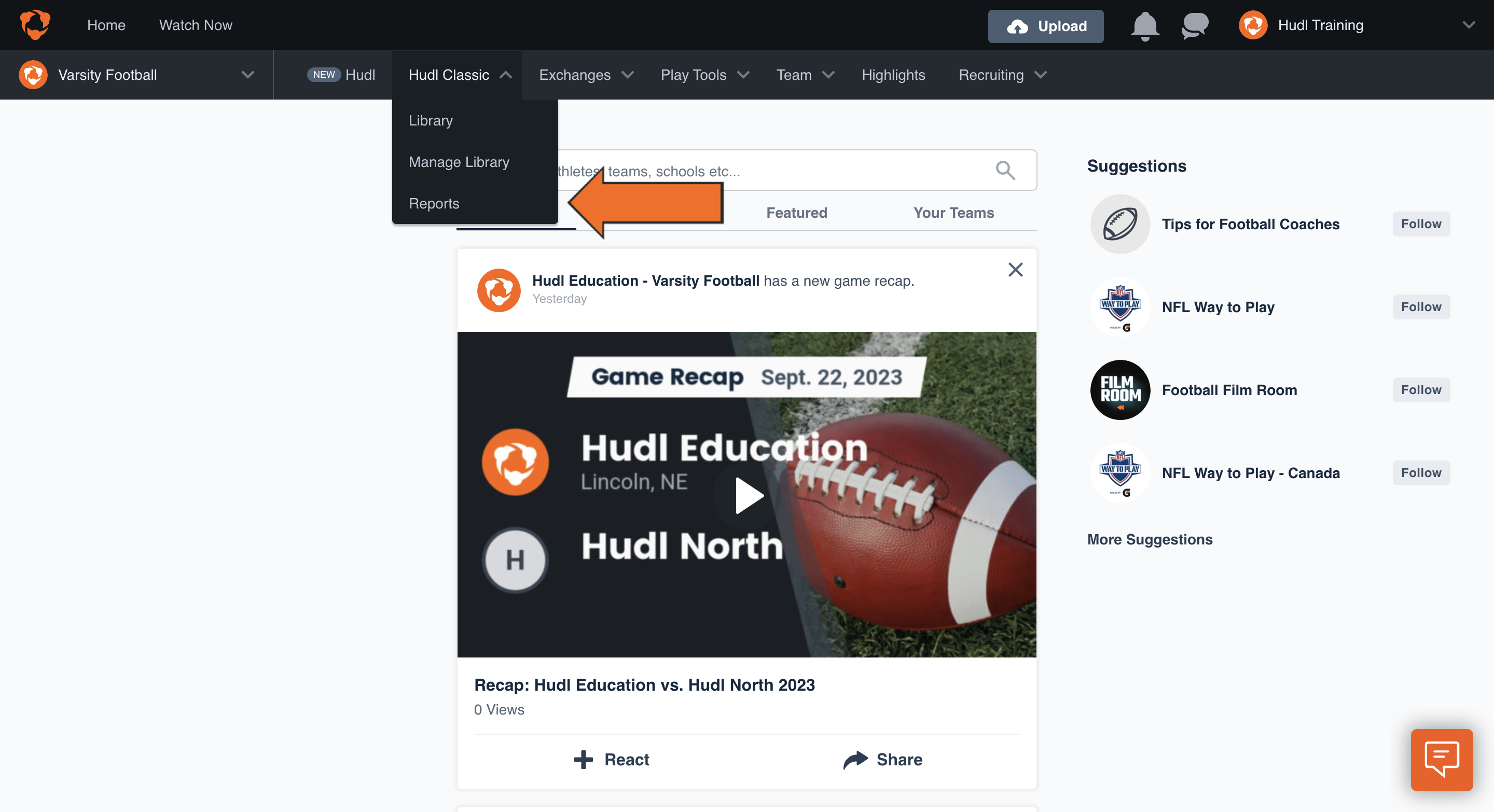 Tendency Report • Hudl Support