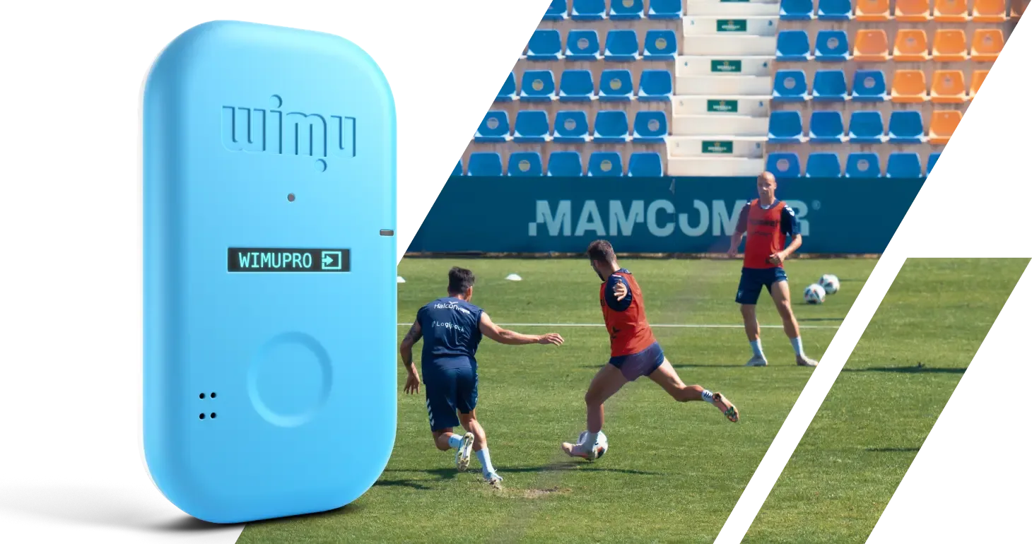 WIMU tracker and soccer athletes