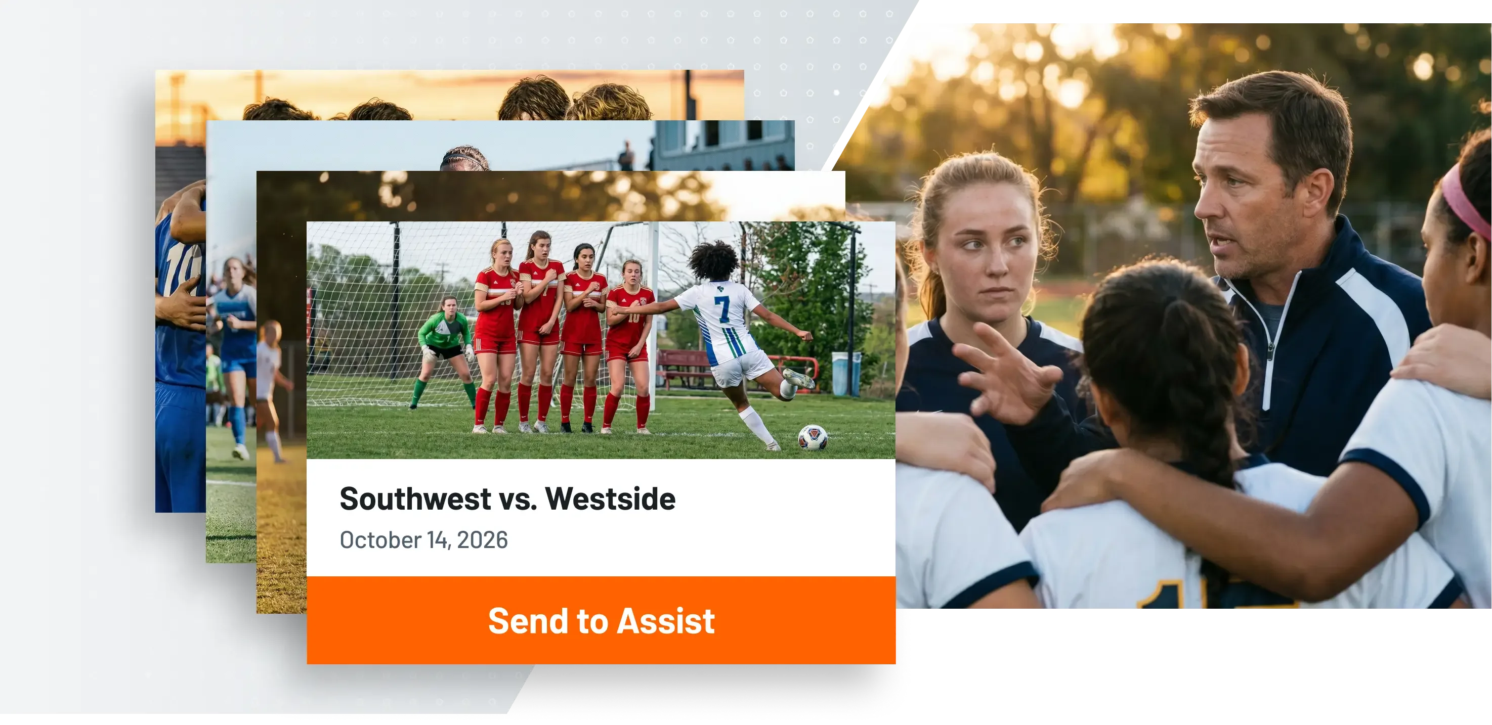 Selection of videos to be sent to Hudl Assist