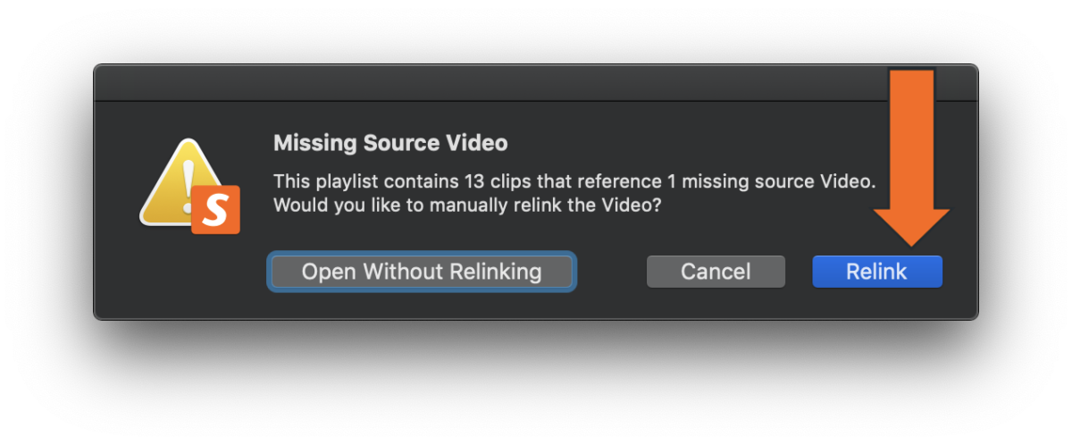 Manually Relink Playlists • Hudl Support