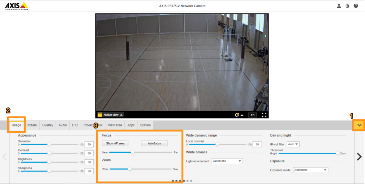 Adjust Focus and Zoom Settings (Dome Cameras) • Volleymetrics Support • Hudl