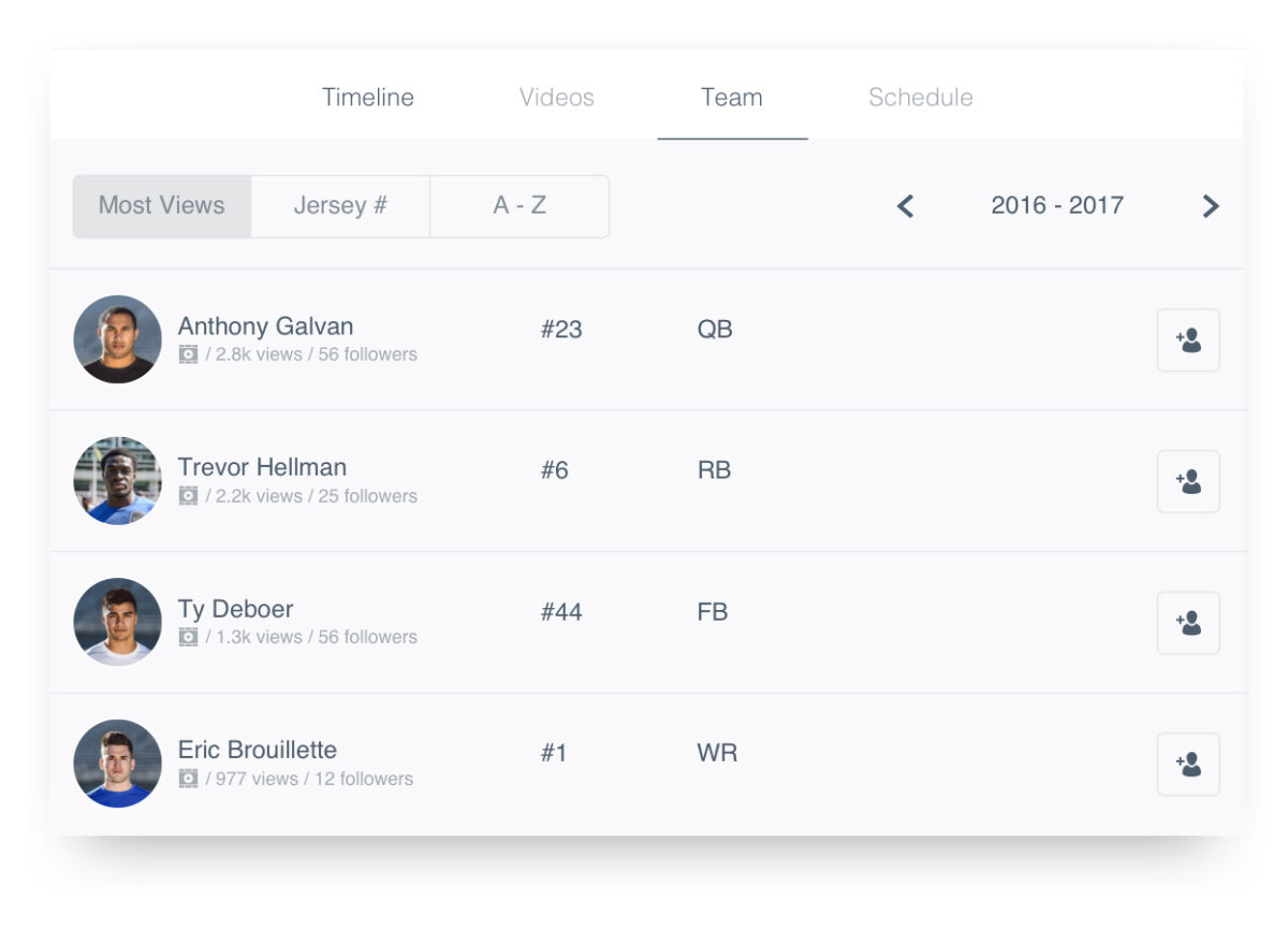 Engage Your Fans with a New Team Profile