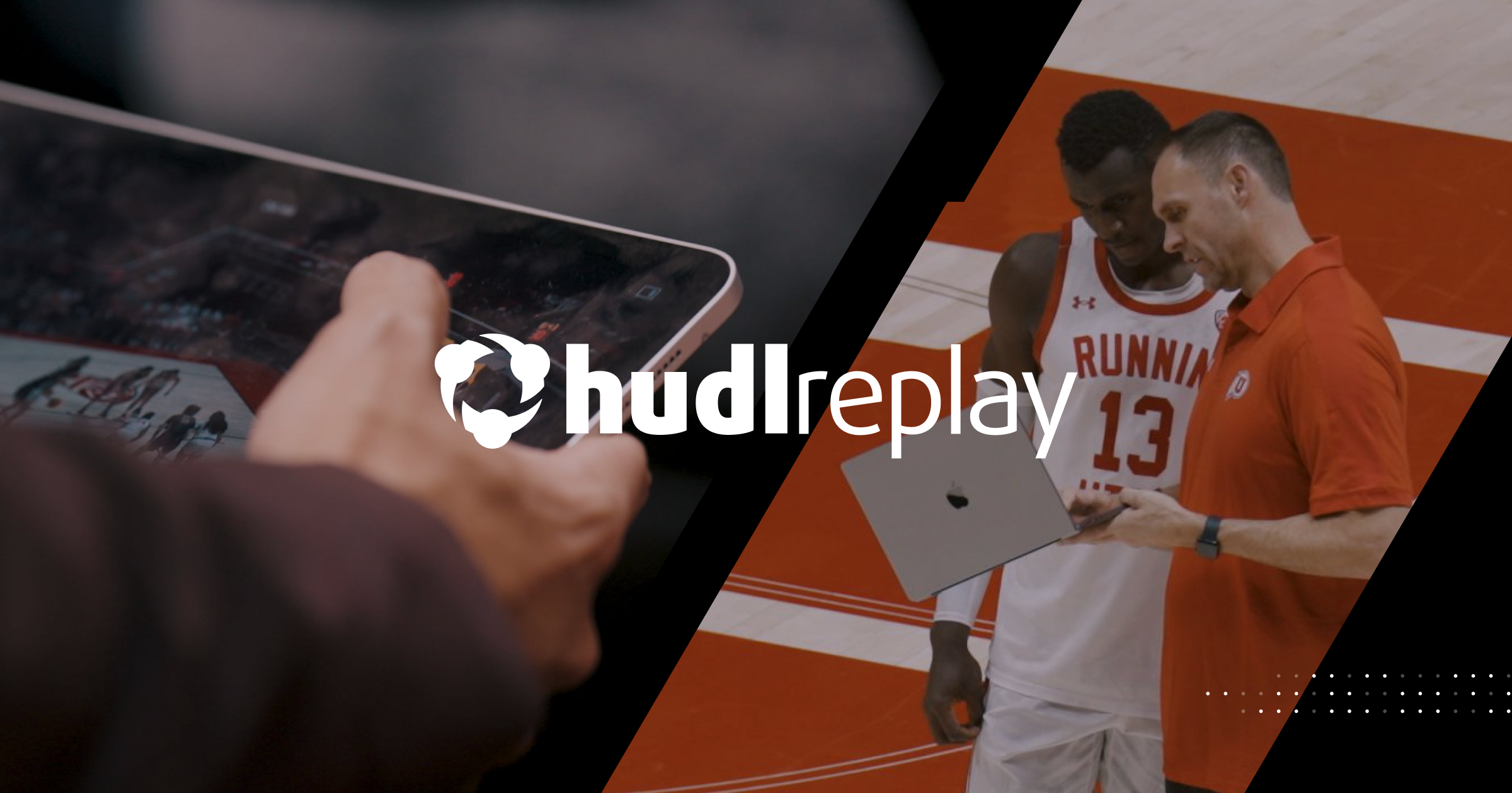 Utah basketball using Hudl Replay