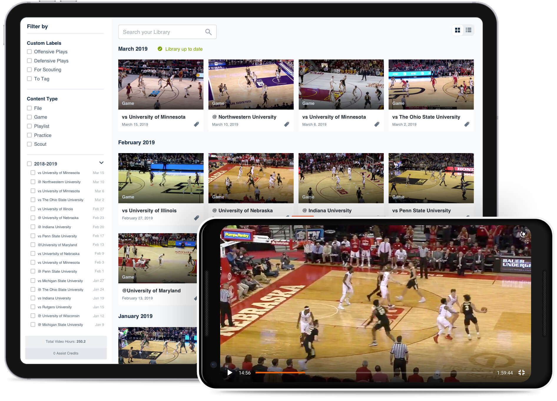 Video Recording and Smart Camera Systems for Professional Sports Teams • Hudl