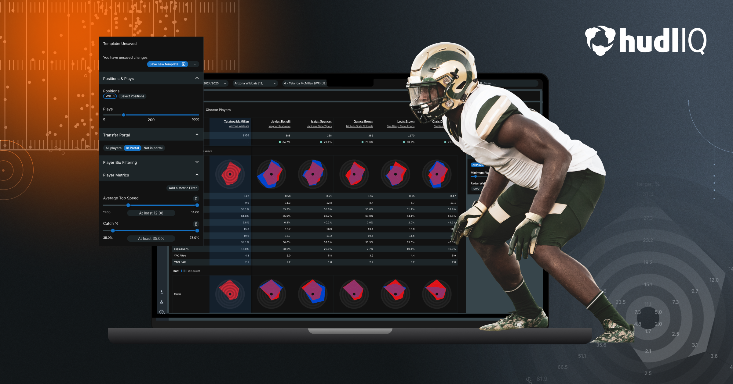 Transfer Portal-Ready Recruiting Tools at Your Fingertips with Hudl IQ