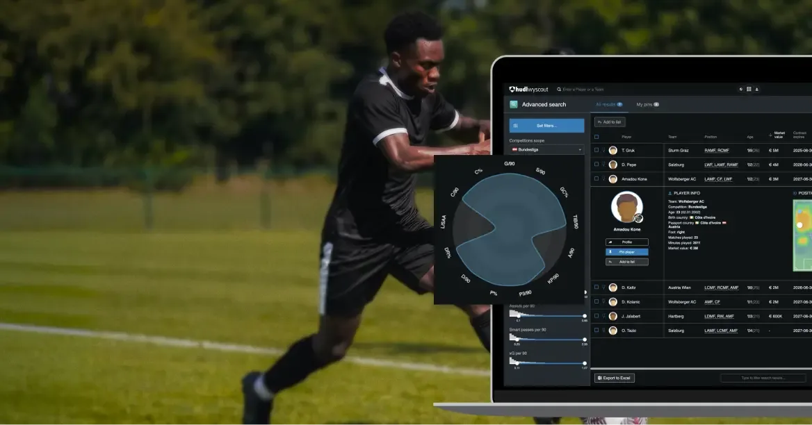 Wyscout Data paired with a running athlete
