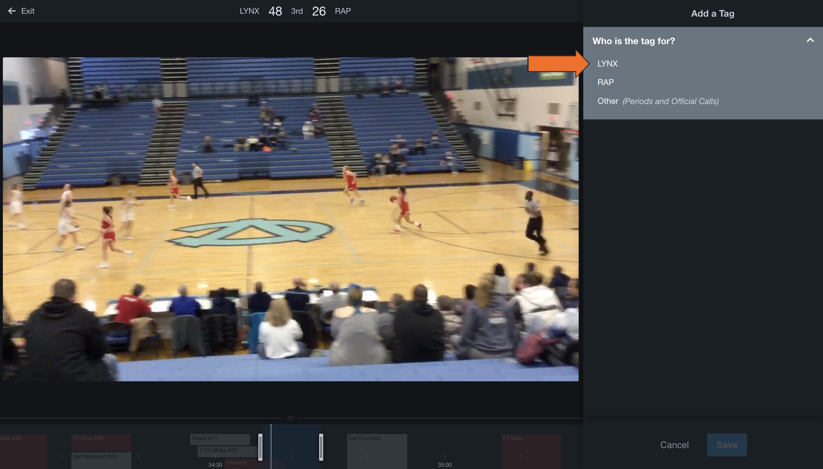Add, Edit & Remove Tags • Lacrosse • Hudl Support