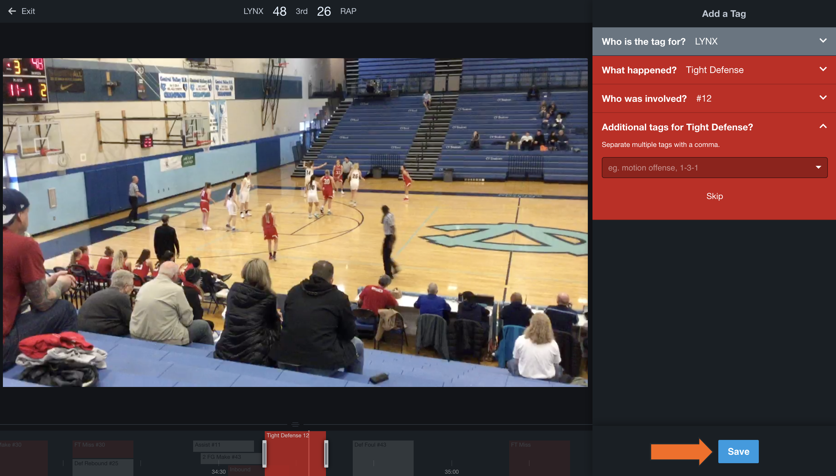 Add, Edit & Remove Tags • Lacrosse • Hudl Support