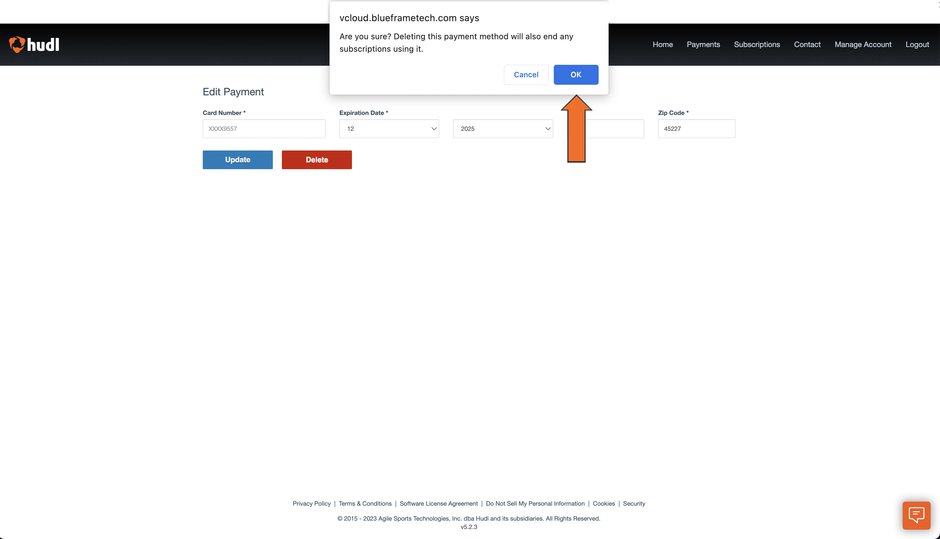 Manage Livestream Payment Information • Hudl Support