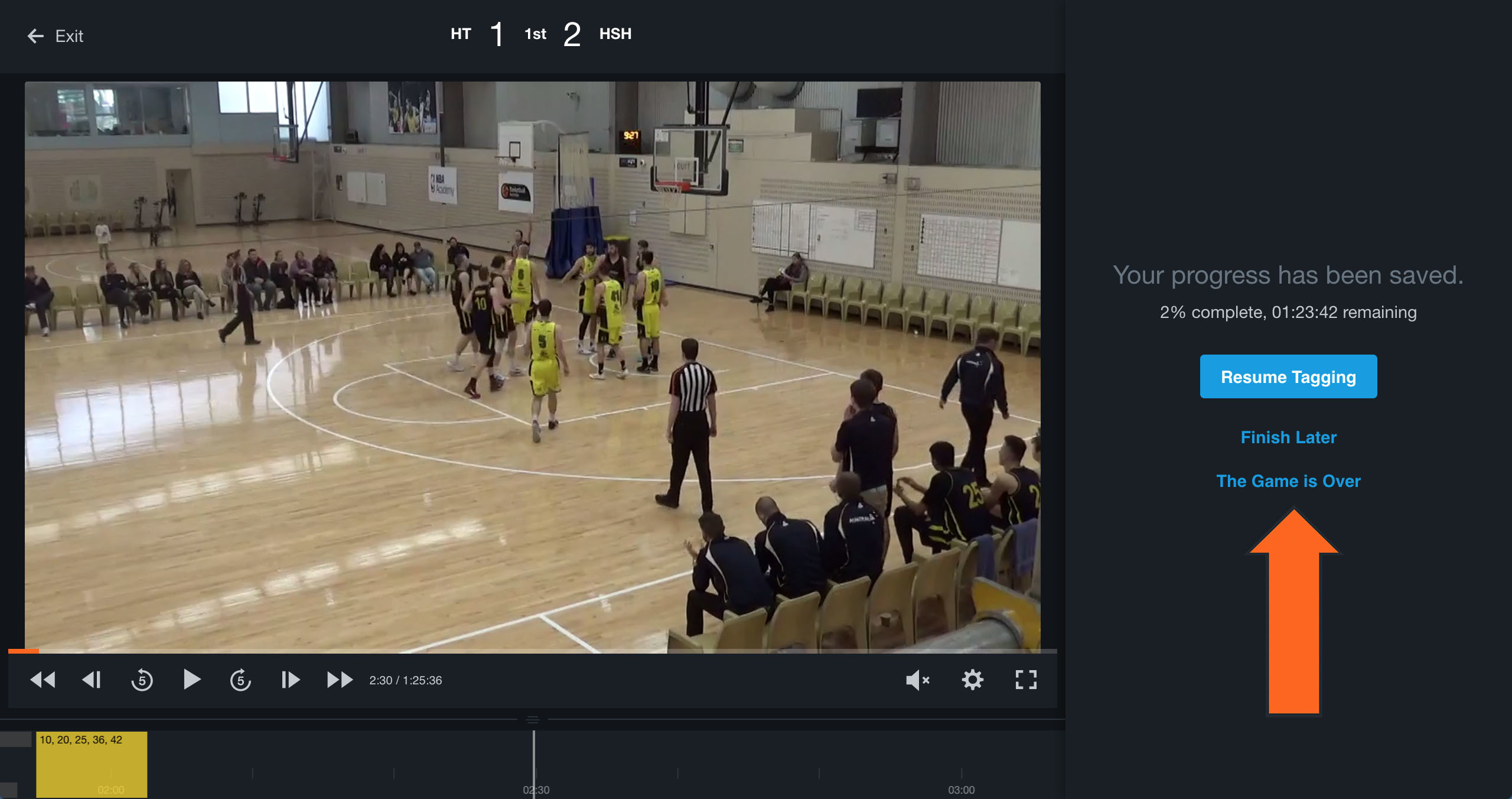 Basketball Tag Video after the Game • Hudl Support
