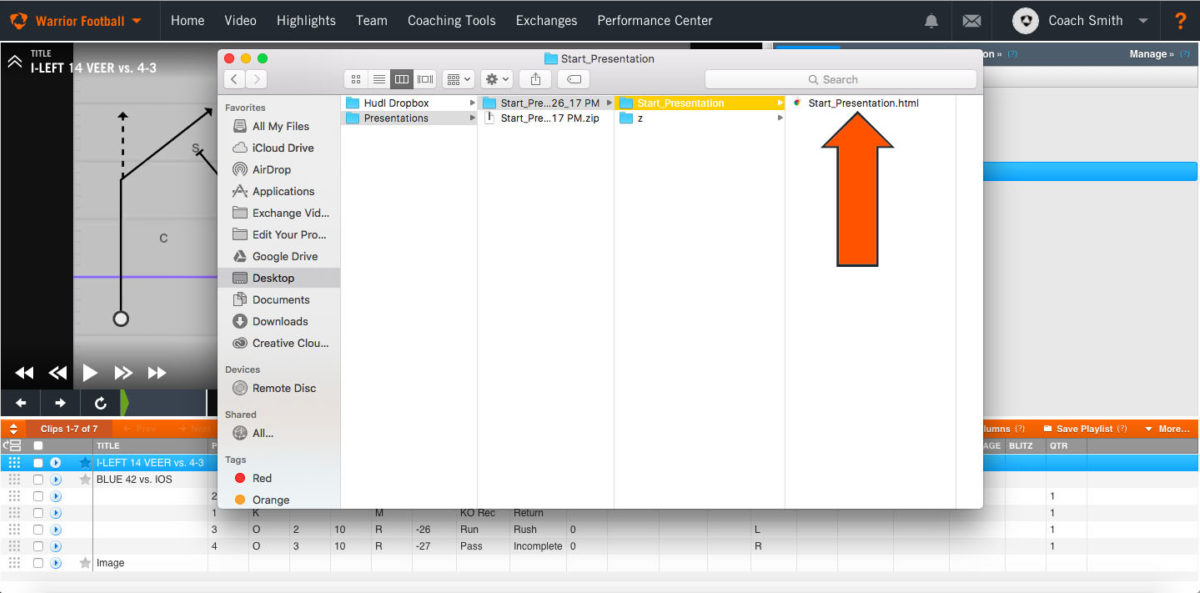 download a presentation hudl support