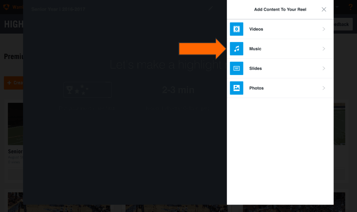 create premium highlights hudl