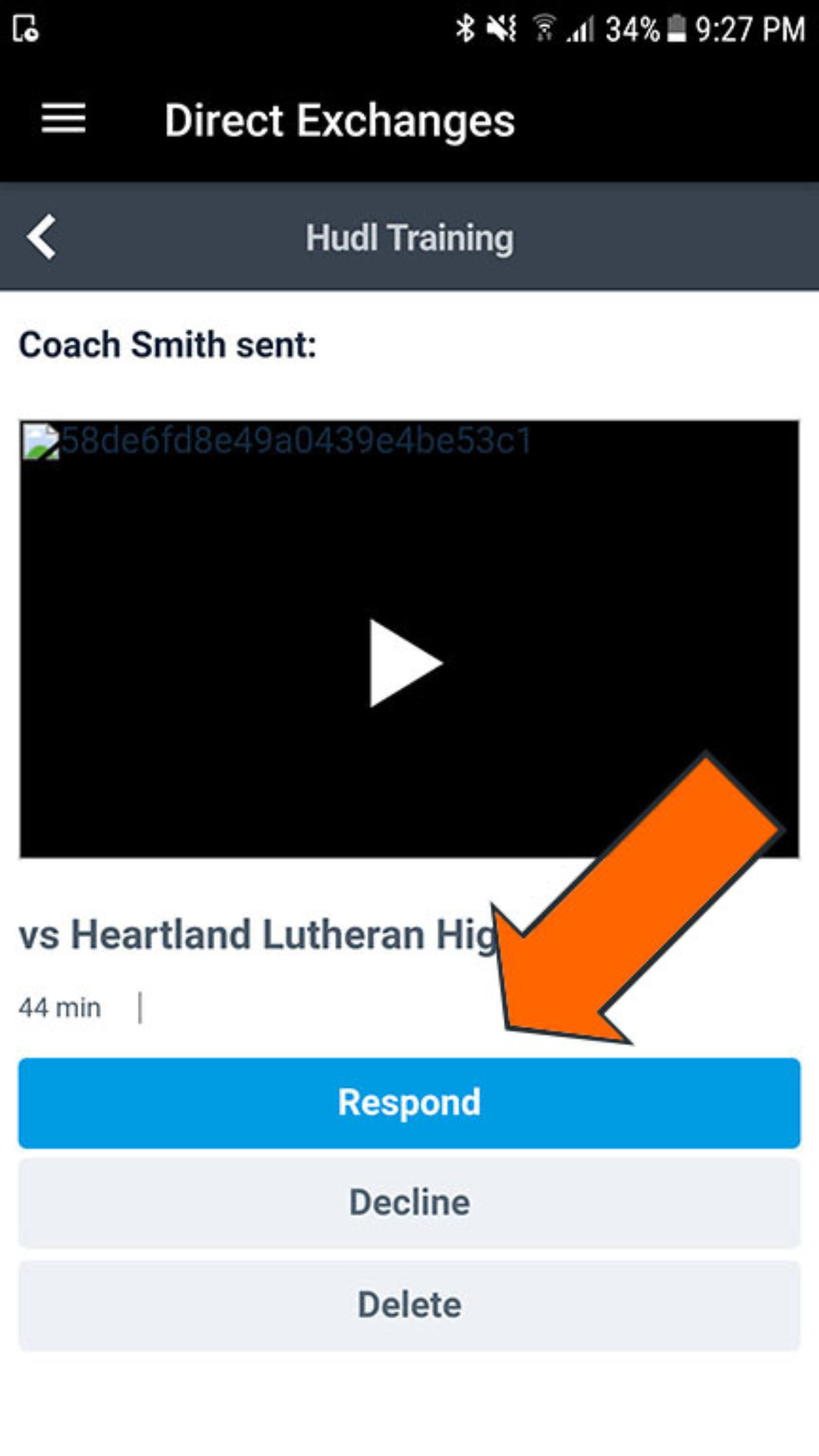 Accept Exchanges Hudl Support Delete The Exchange From Your Team