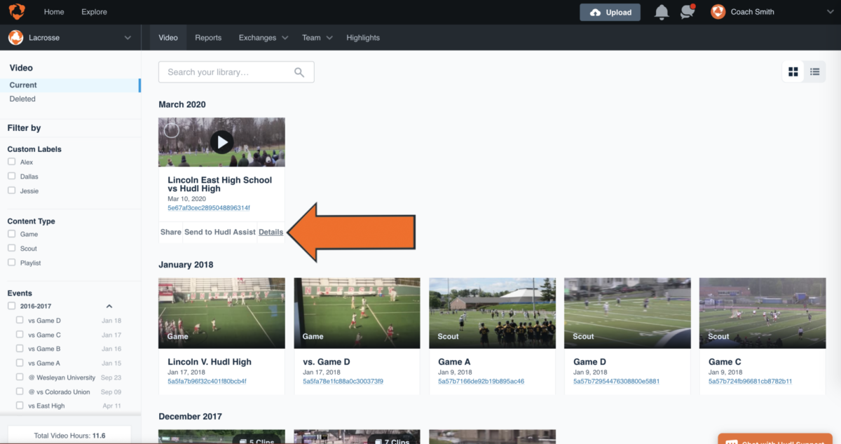 Download Video Hudl Support