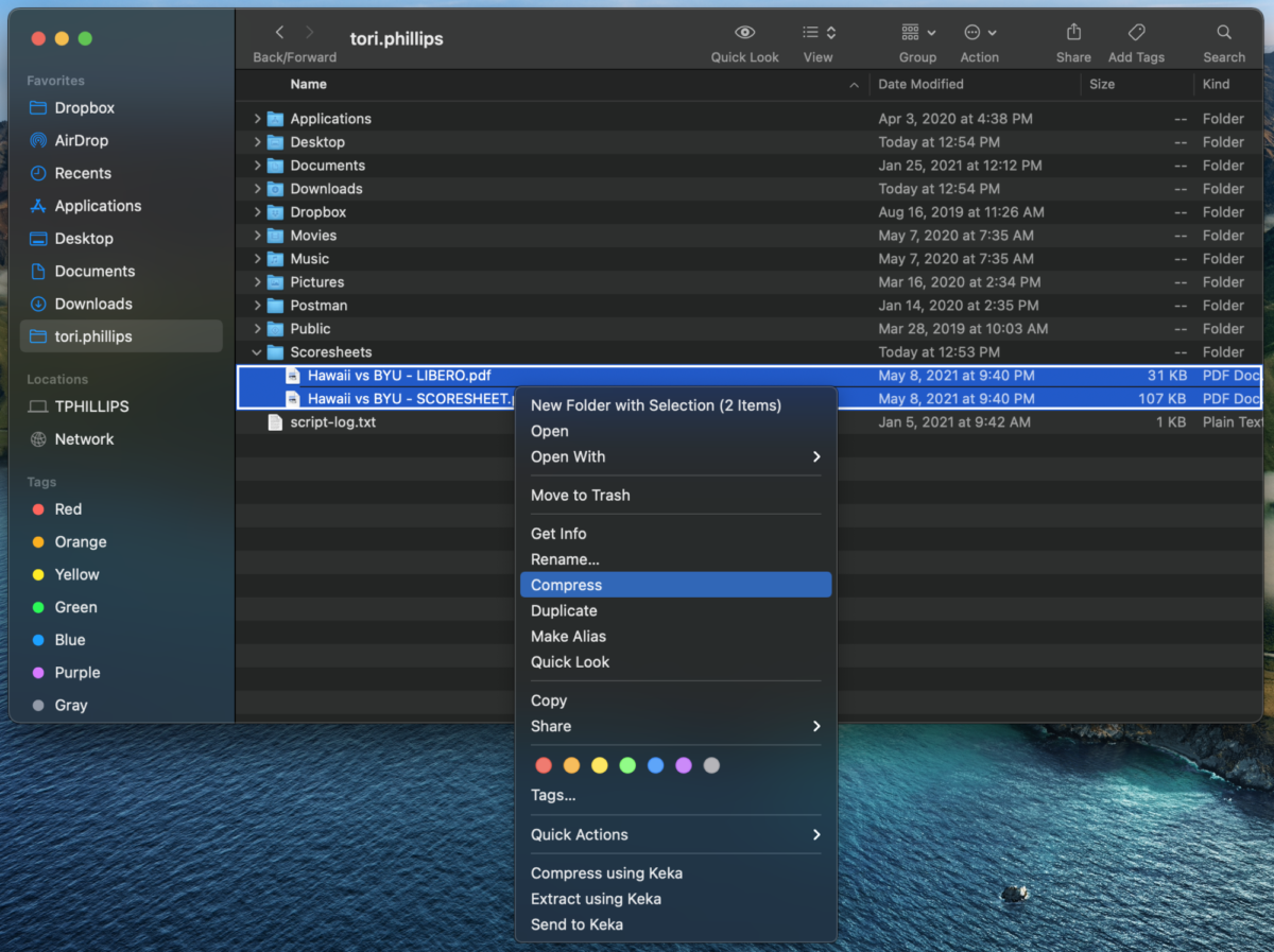 Combine Scoresheets into a Zip File • Hudl Support