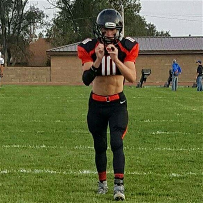 clayton nm football helmet Justin Taylor