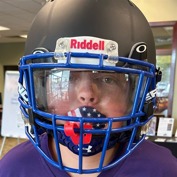 ansonia football helmet Harmon leads Class S-bound Ansonia in rout of Naugatuk