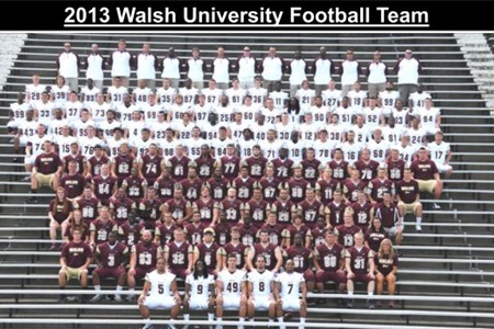 Mens Varsity Football Walsh University North Canton Ohio Football Hudl