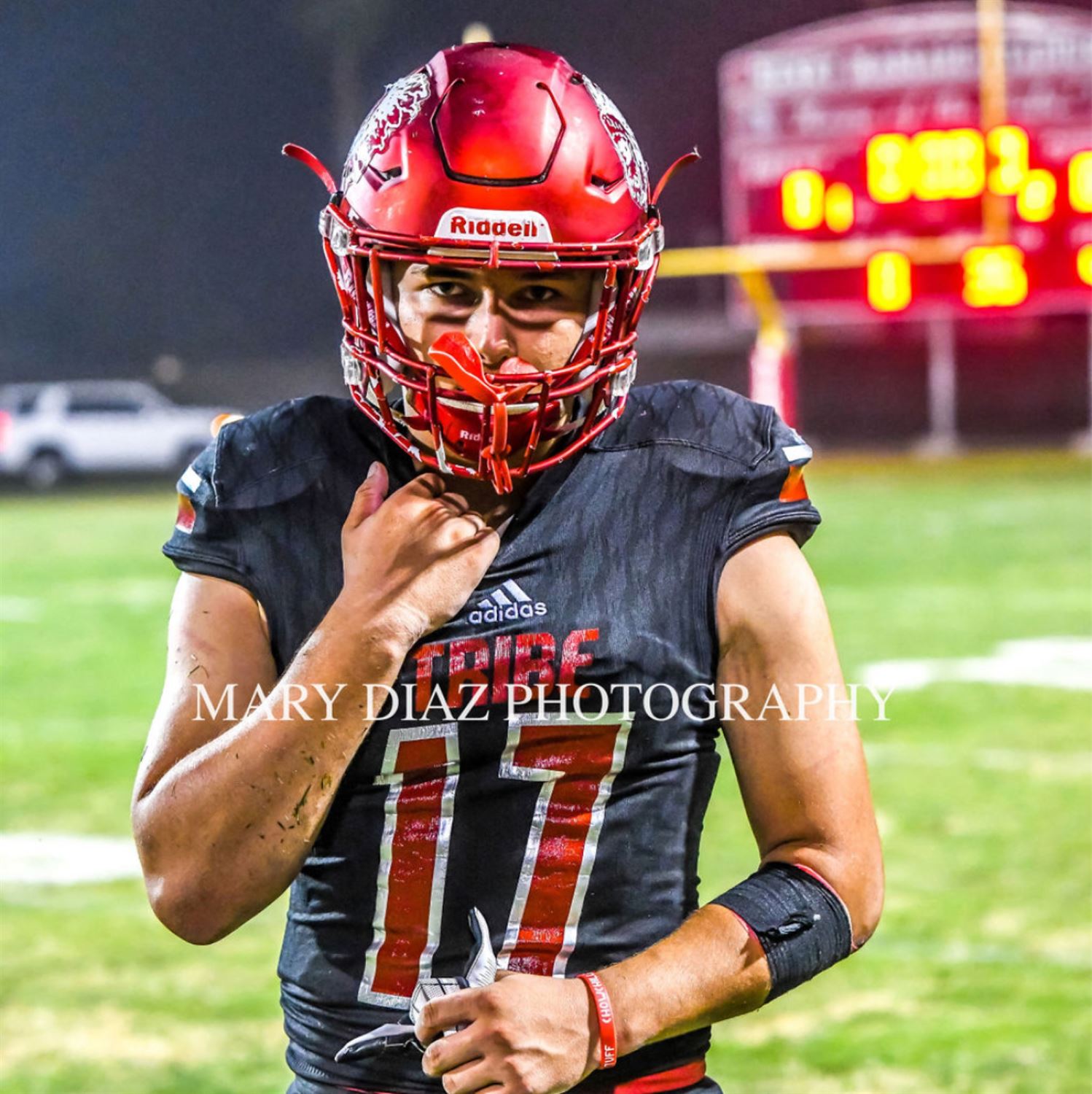 chowchilla football helmet Nickolas Garay