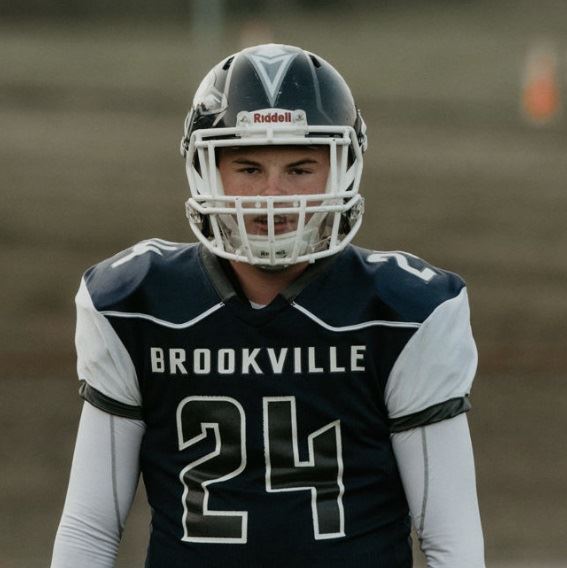 brookville football helmet Bryce Weaver