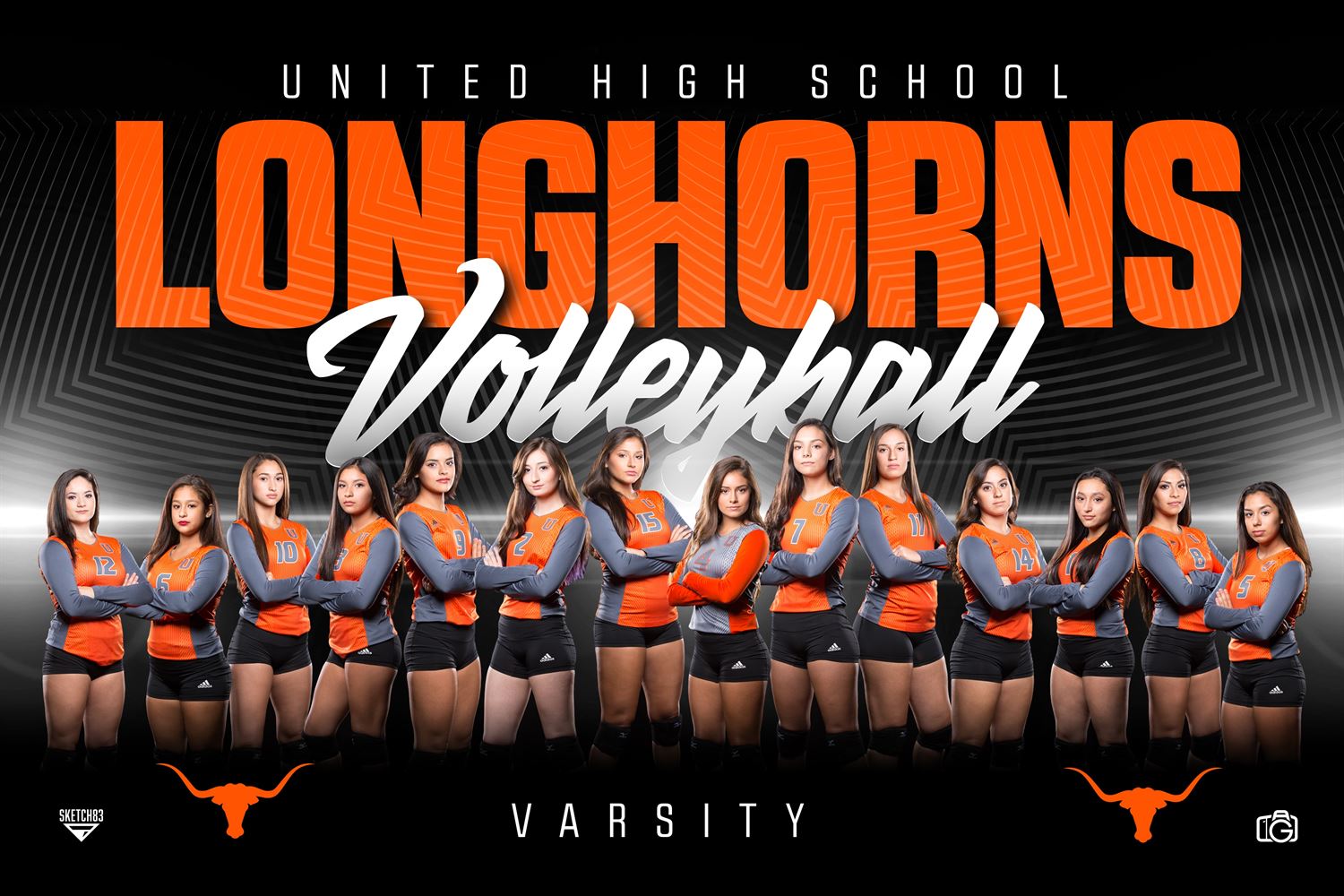 Girls Varsity Volleyball United High School Laredo, Texas