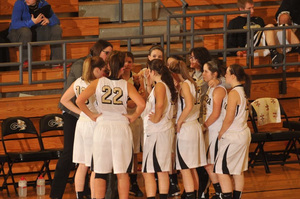 Womens Varsity Basketball Geneva College Beaver Falls Pennsylvania