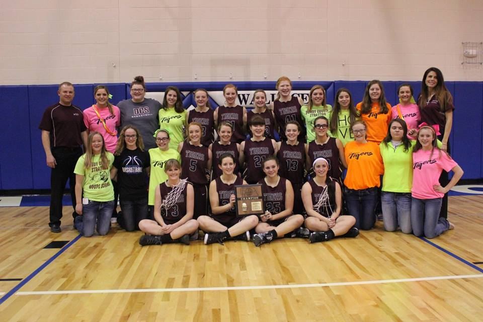 Women's Varsity Basketball Dundy County Stratton High School Benkelman, Nebraska