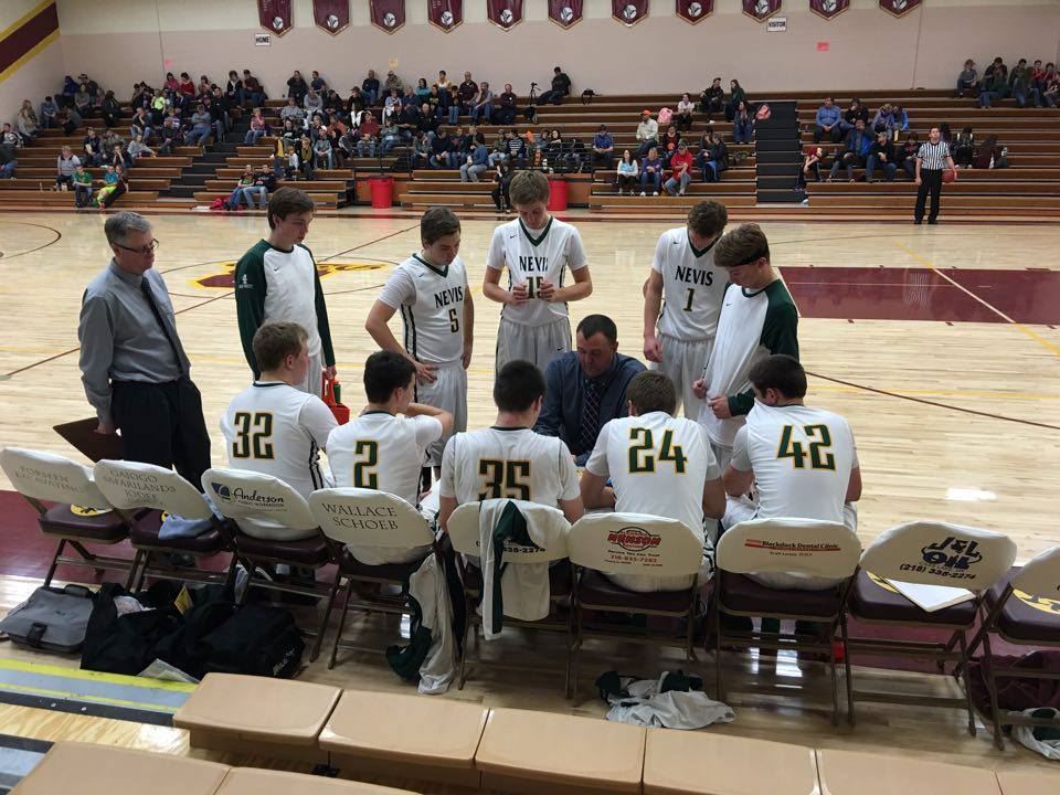 Nevis Boys' Varsity Basketball Nevis High School Nevis, Minnesota