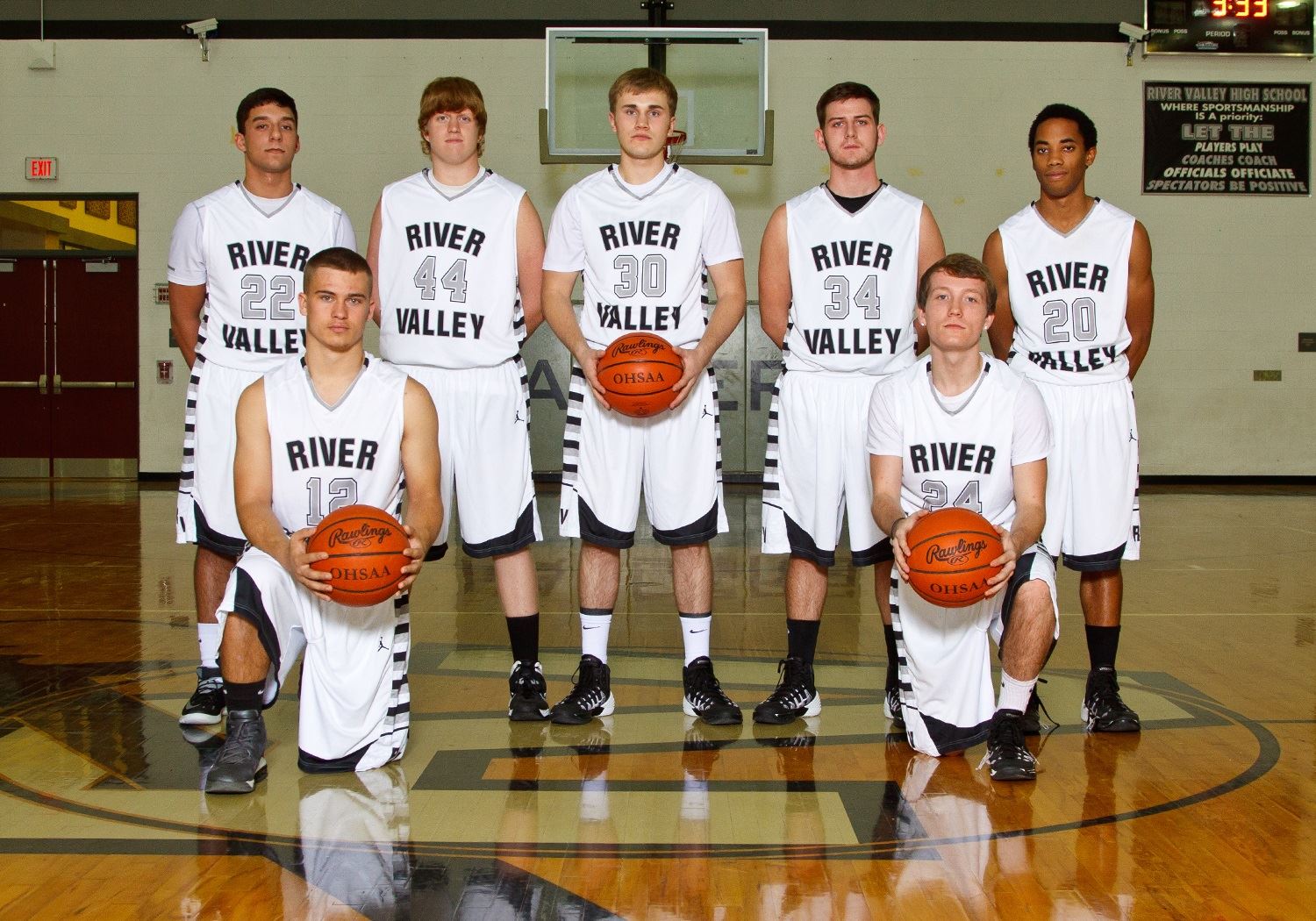 Boys Varsity Basketball River Valley High School Bidwell Ohio