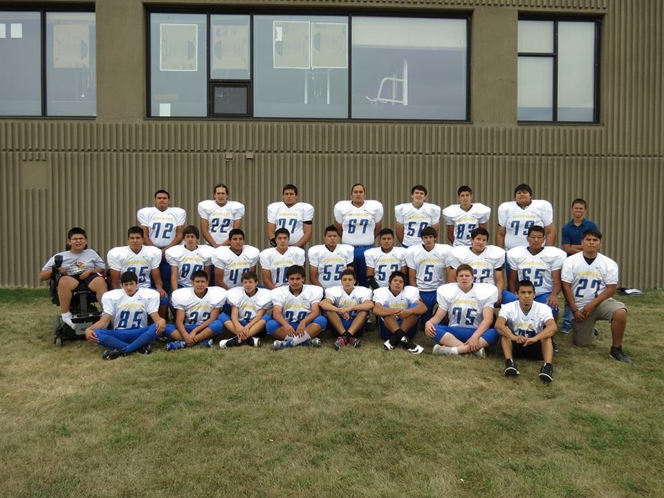 Boys' Varsity Football Standing Rock Community High School Fort Yates, North Dakota