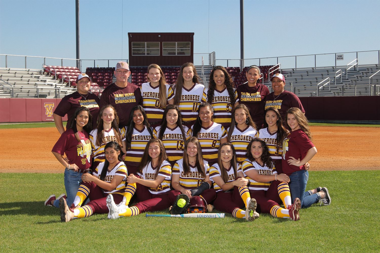 Girls Varsity Softball Tuloso Midway High School Corpus Christi