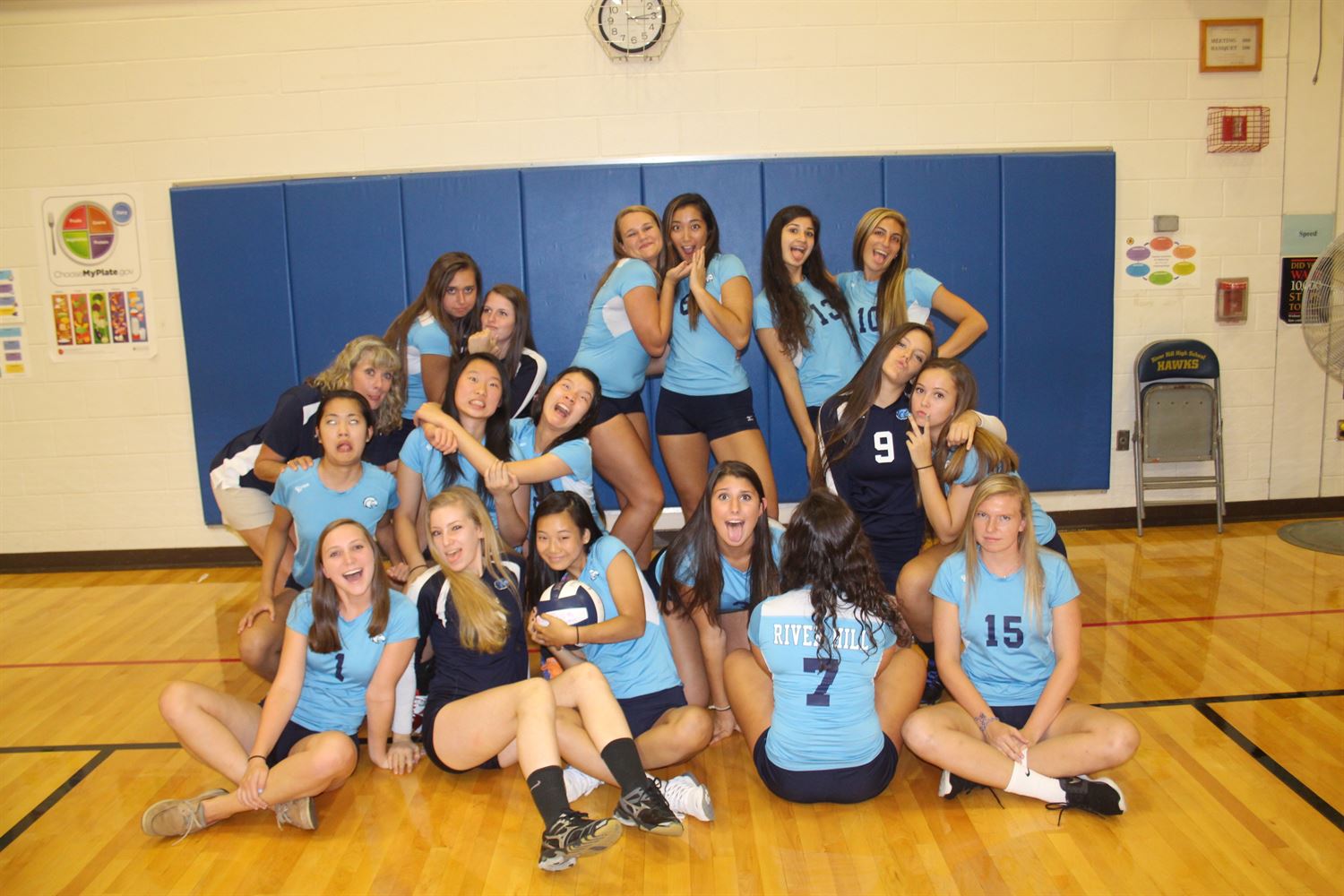 Girls Varsity Volleyball River Hill High School Clarksville
