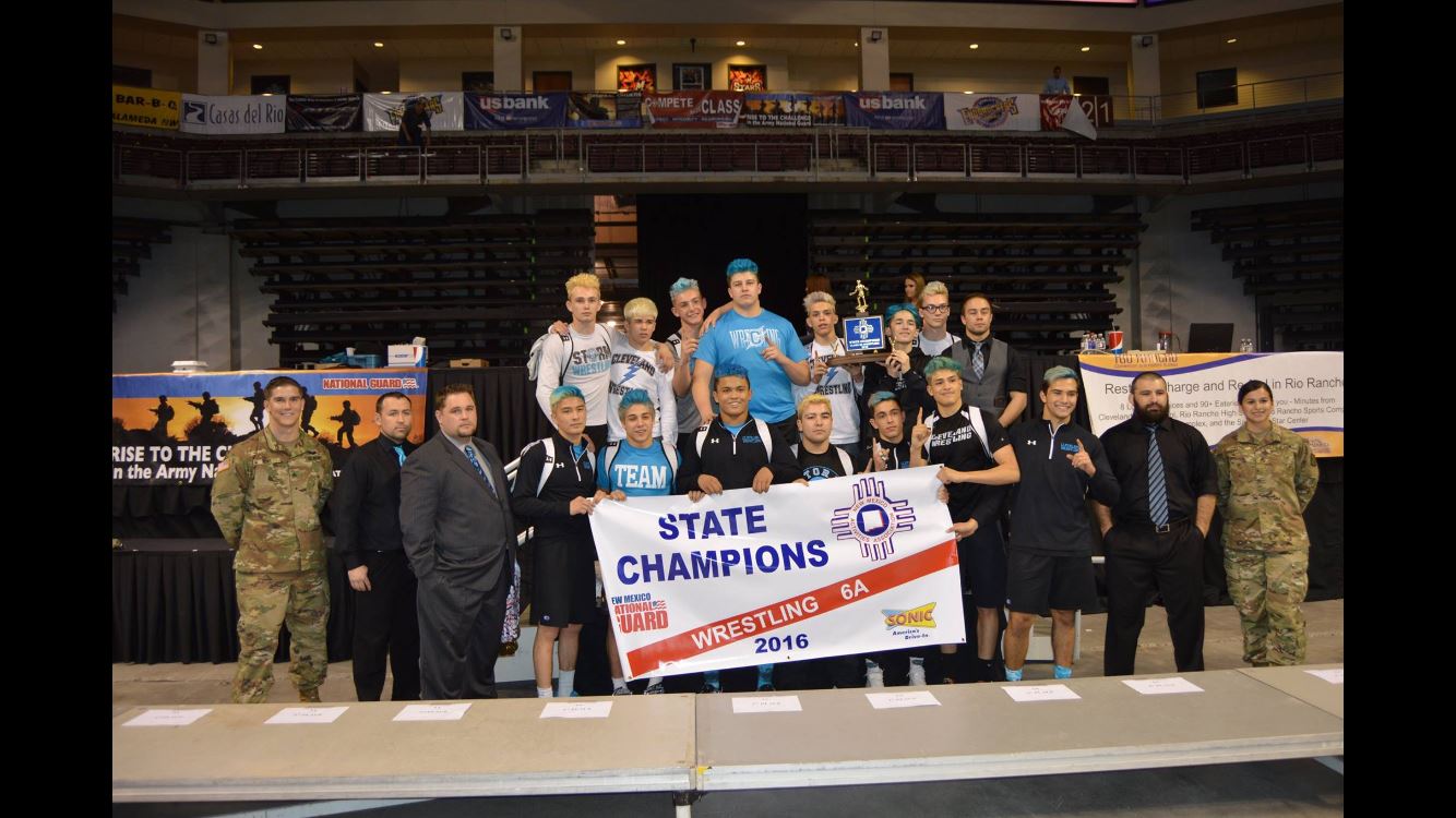 Boys' Varsity Wrestling Cleveland High School Rio Rancho, New