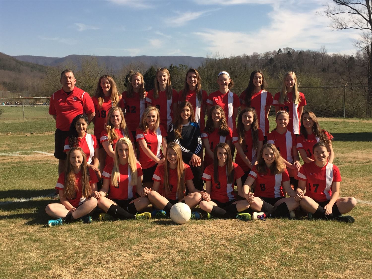 Girls' Varsity Soccer James River High School Buchanan, Virginia